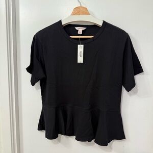 Joe Fresh CottonPeplum Top